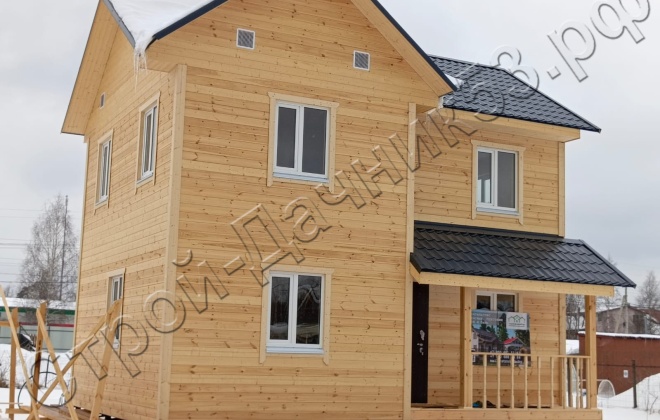 4 Каркасно-щитовой дом  Д-112, 8х6м, 82 М², Московская область, город Солнечногорск. (7)